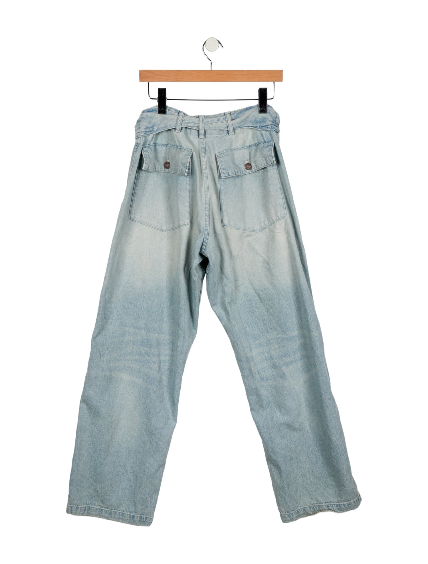 R13 High-Rise Wide Leg Jeans