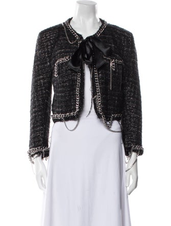 R13 Wool Tweed Pattern Evening Jacket