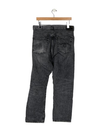 R13 High-Rise Straight Leg Jeans