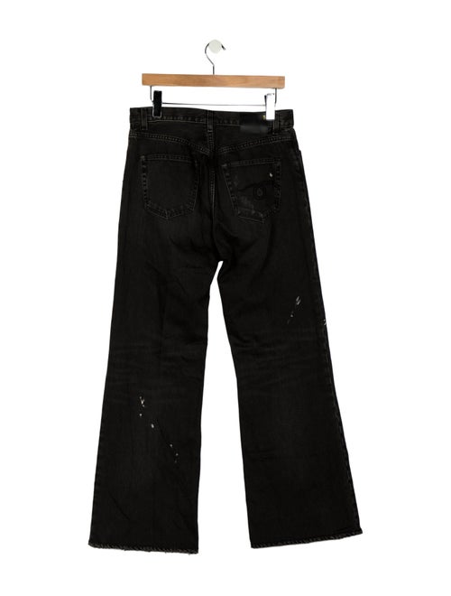 R13 High-Rise Wide Leg Jeans