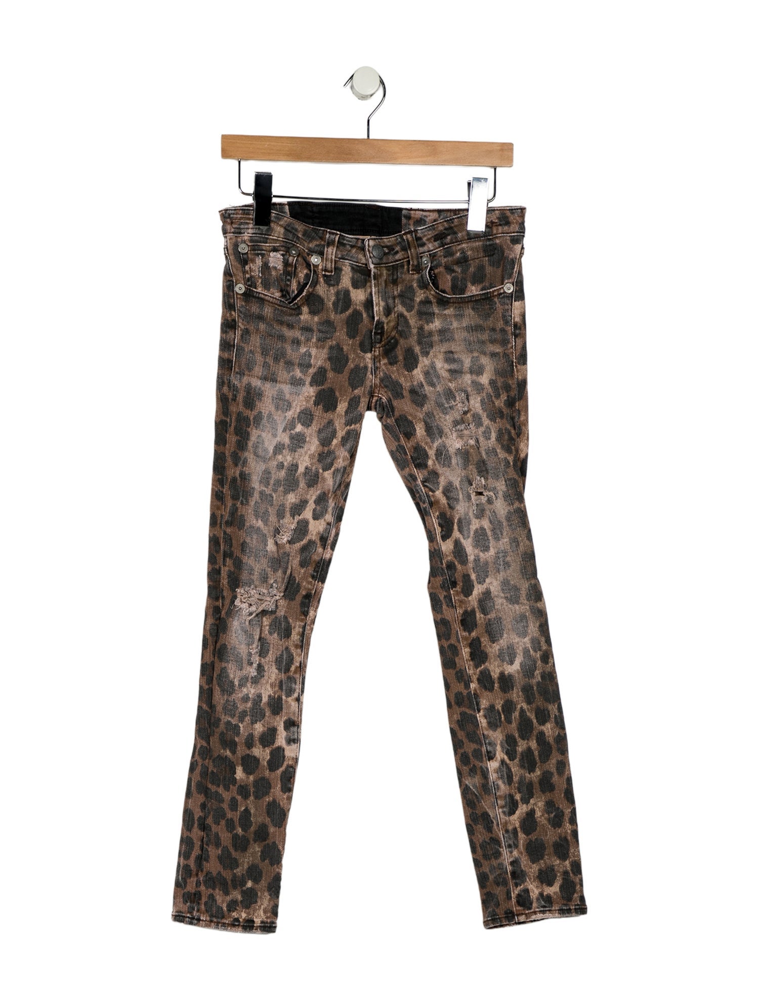 R13 Low-Rise Skinny Leg Jeans