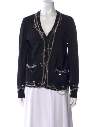 R13 Merino Wool V-Neck Sweater