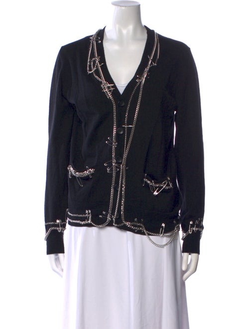 R13 Merino Wool V-Neck Sweater