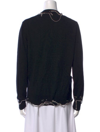 R13 Merino Wool V-Neck Sweater