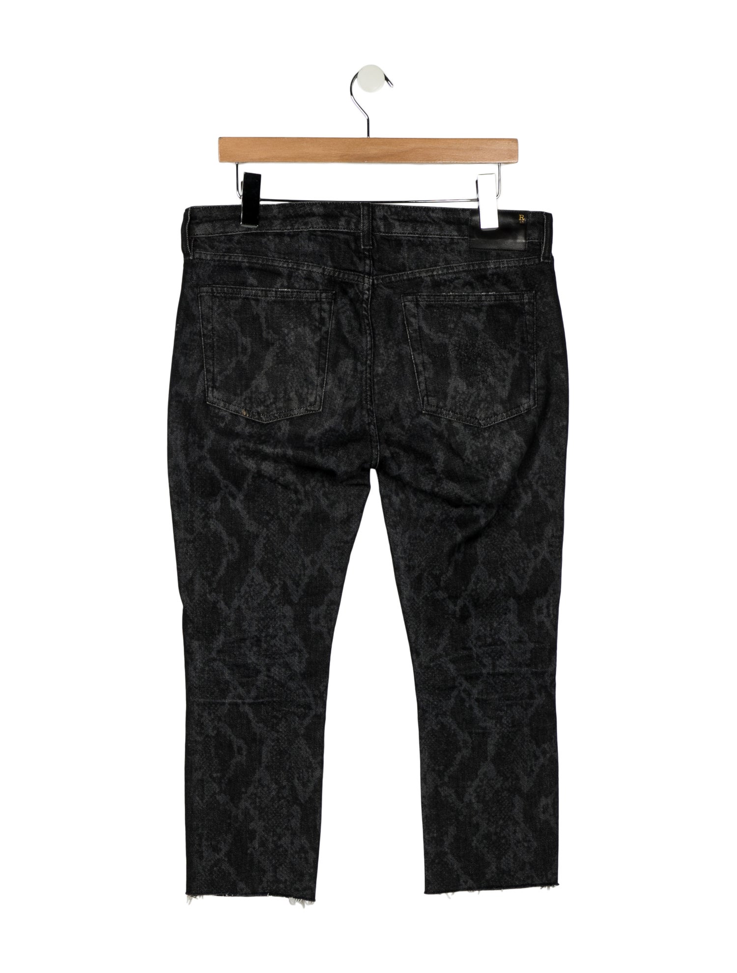 R13 Mid-Rise Straight Leg Jeans