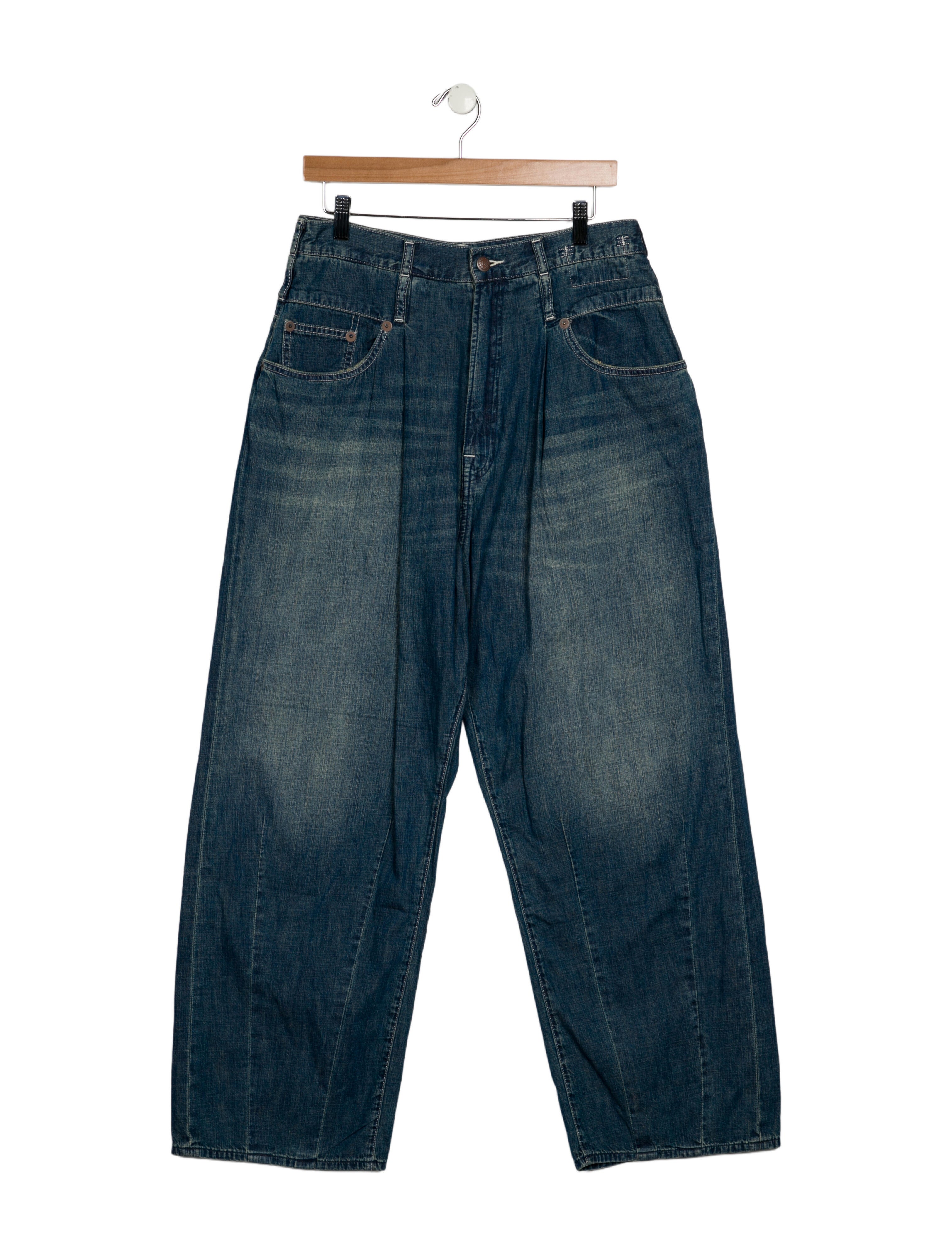 R13 High-Rise Wide Leg Jeans