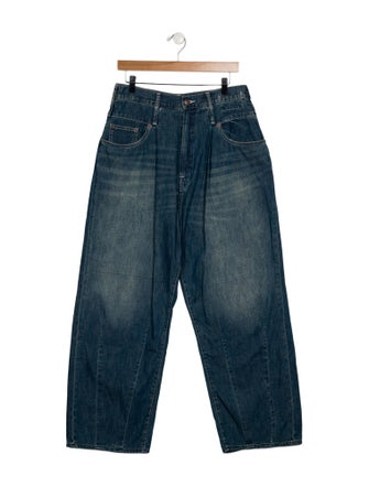 R13 High-Rise Wide Leg Jeans