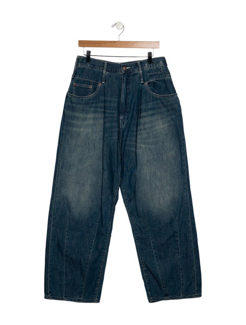 R13 High-Rise Wide Leg Jeans