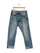 R13 High-Rise Straight Leg Jeans