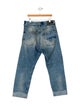 R13 High-Rise Straight Leg Jeans