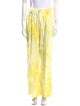 R13 Tie-Dye Print Wide Leg Pants