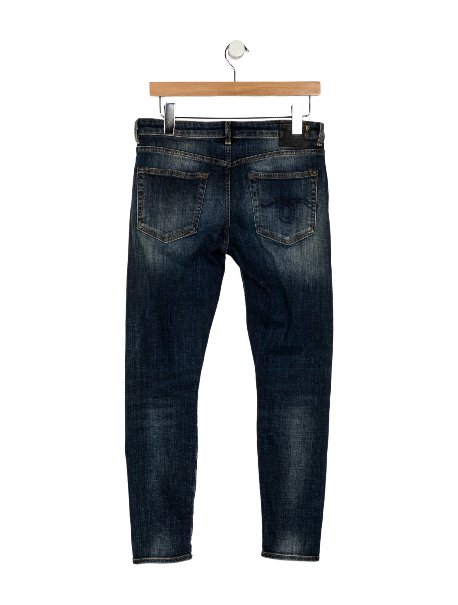 R13 Mid-Rise Skinny Leg Jeans