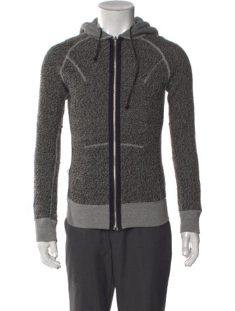 R13 Wool Mock Neck Cardigan