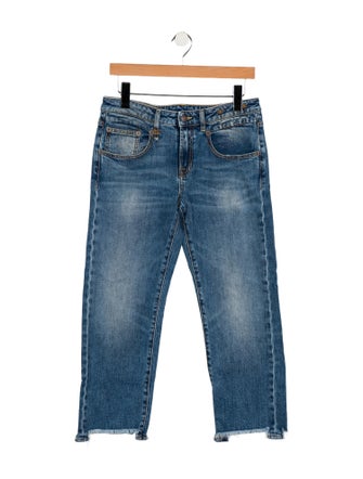 R13 Mid-Rise Straight Leg Jeans