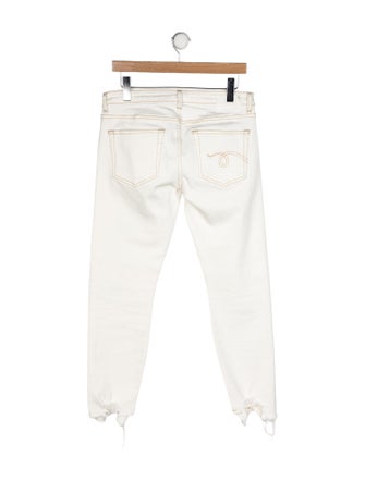 R13 Mid-Rise Skinny Leg Jeans