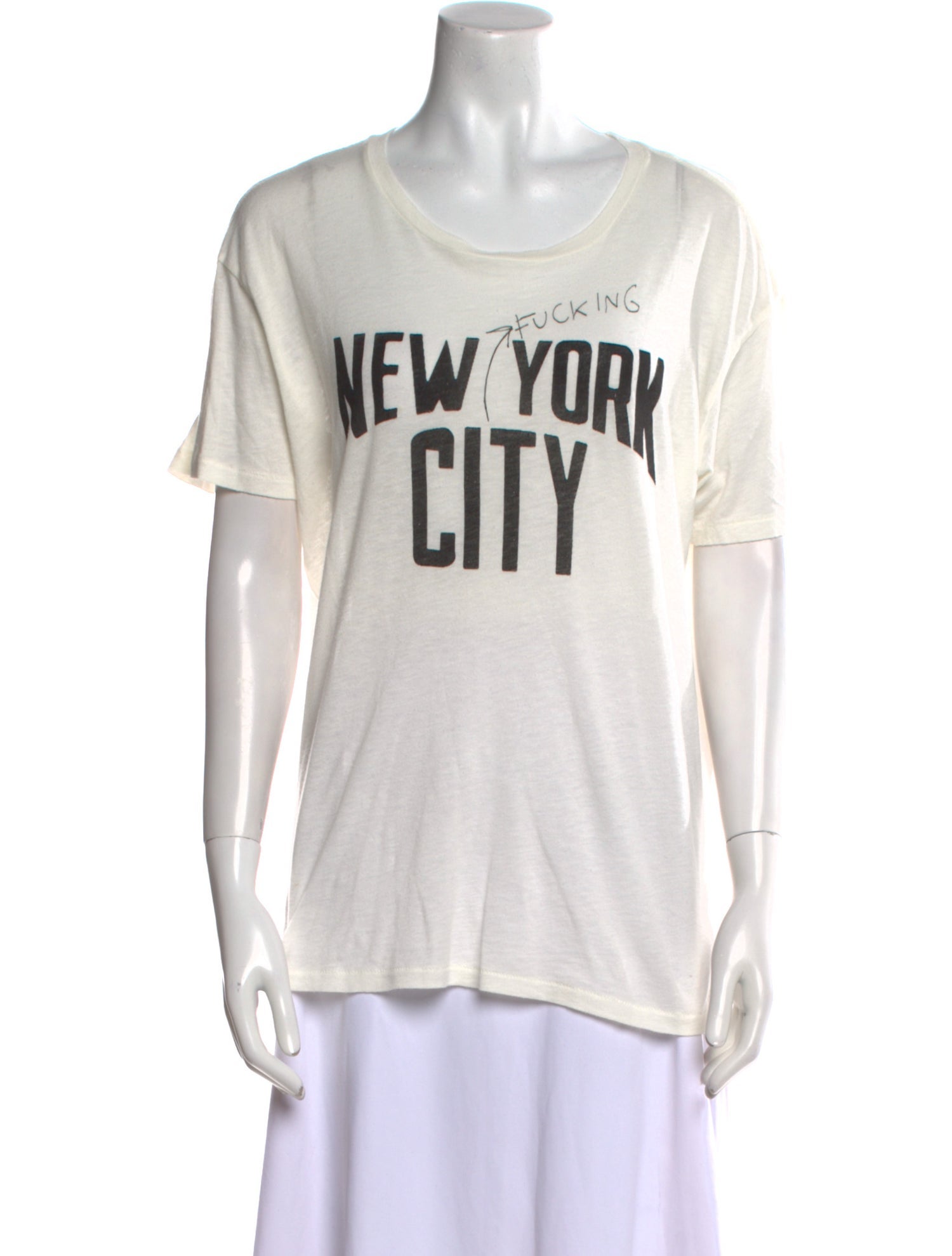 R13 Graphic Print Crew Neck T-Shirt