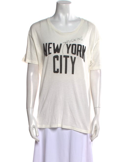 R13 Graphic Print Crew Neck T-Shirt