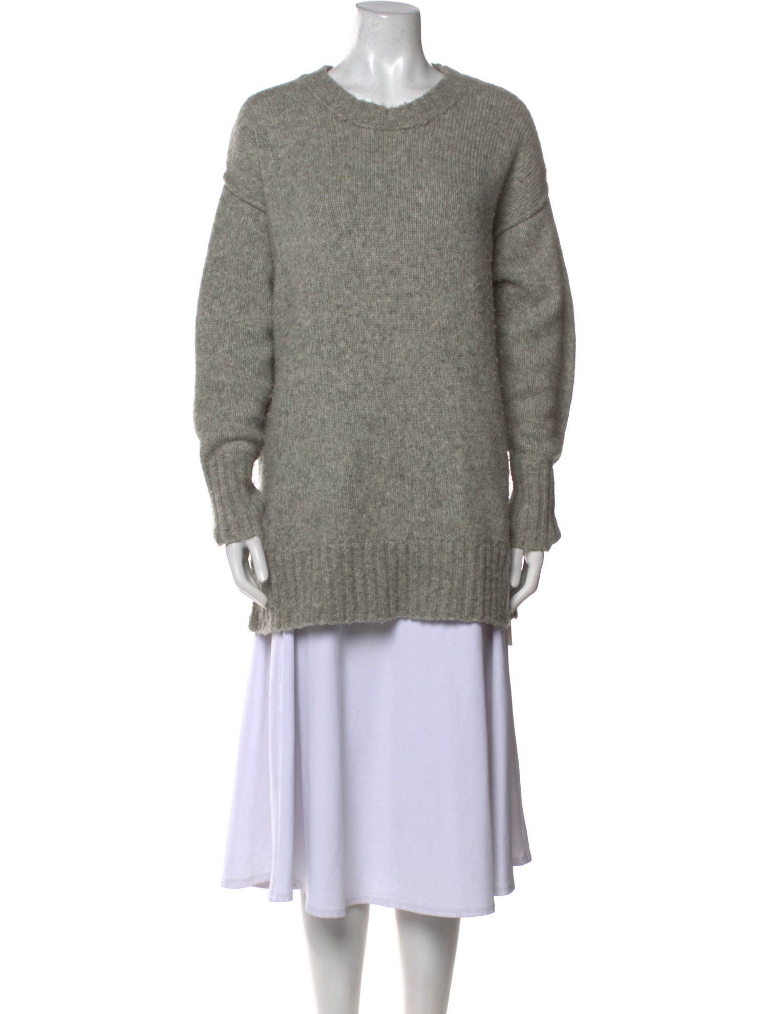 R13 Nylon Crew Neck Sweater