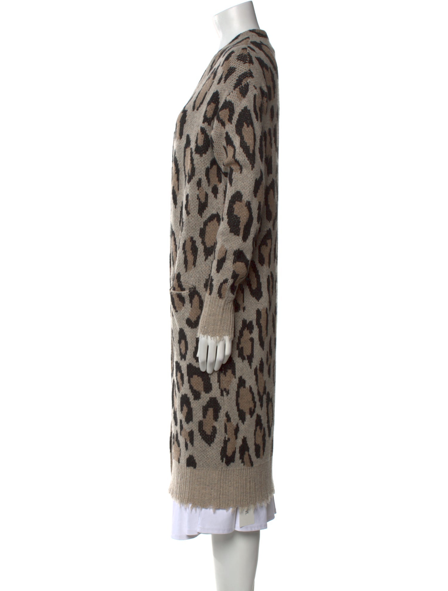 R13 Cashmere Animal Print Sweater w/ Tags