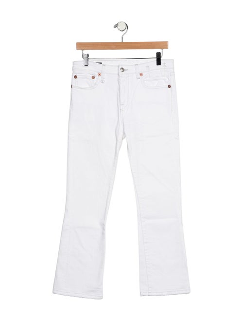 R13 Mid-Rise Straight Leg Jeans