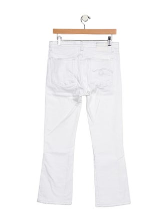 R13 Mid-Rise Straight Leg Jeans