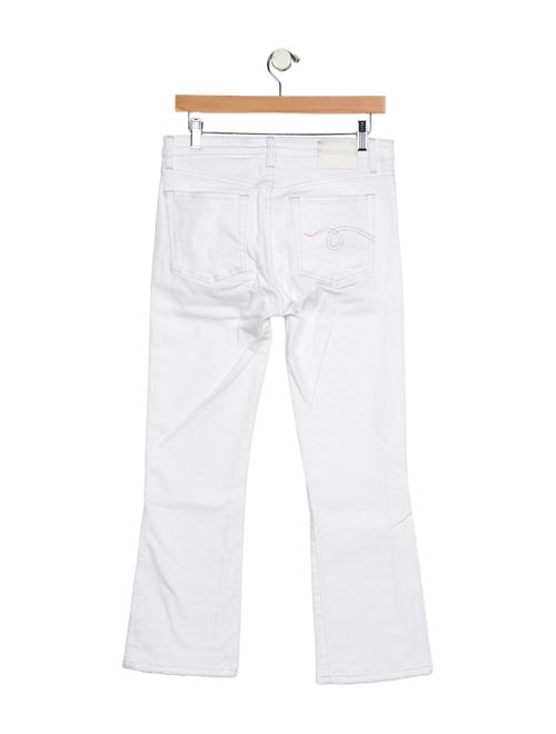 R13 Mid-Rise Straight Leg Jeans