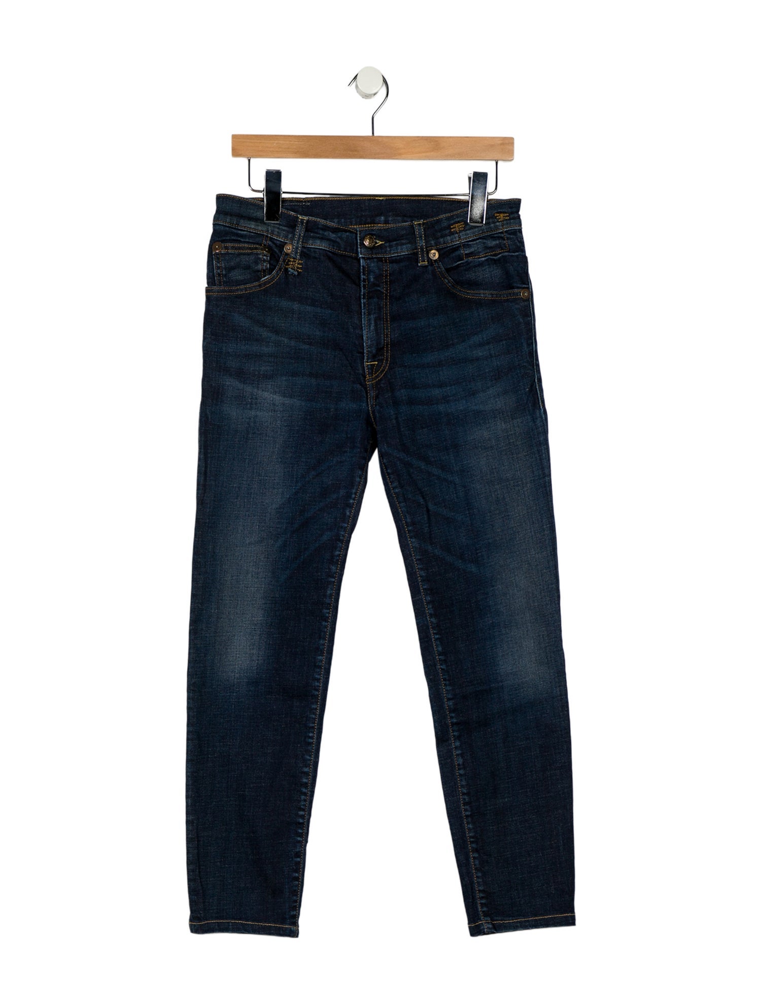 R13 Mid-Rise Skinny Leg Jeans
