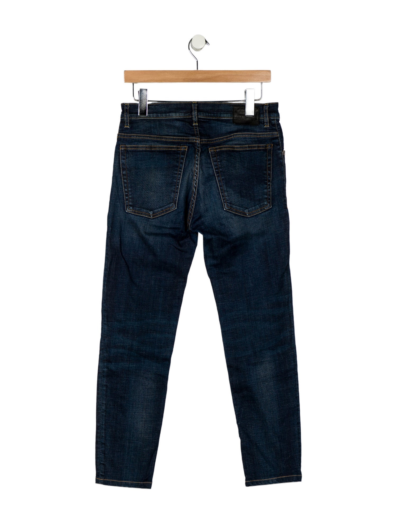 R13 Mid-Rise Skinny Leg Jeans