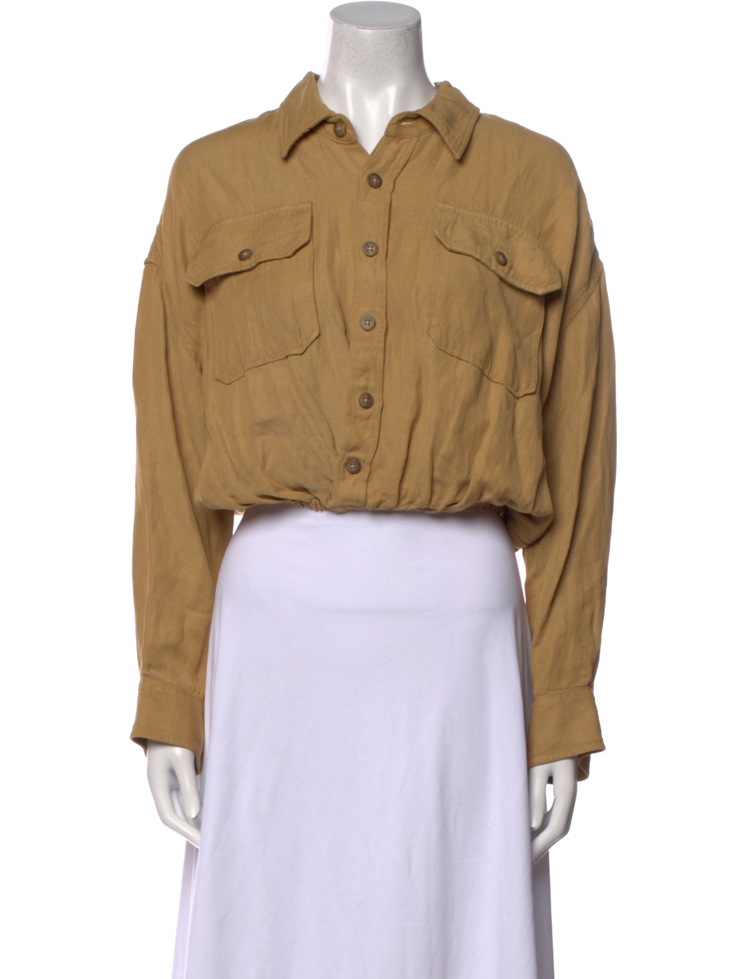 R13 Long Sleeve Crop Top w/ Tags