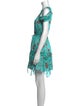 R13 Floral Print Mini Dress