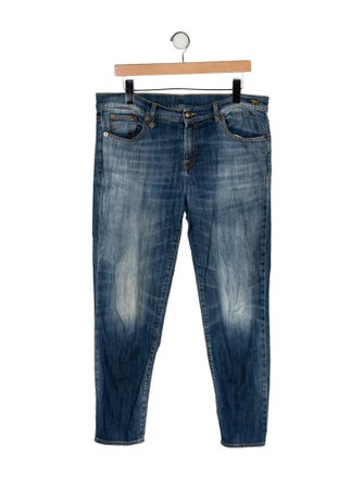 R13 Mid-Rise Skinny Leg Jeans