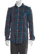 R13 Plaid Print Long Sleeve Shirt