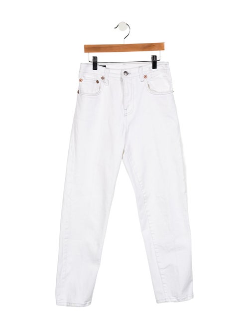 R13 Mid-Rise Straight Leg Jeans