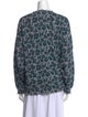 R13 Animal Print Crew Neck Sweater