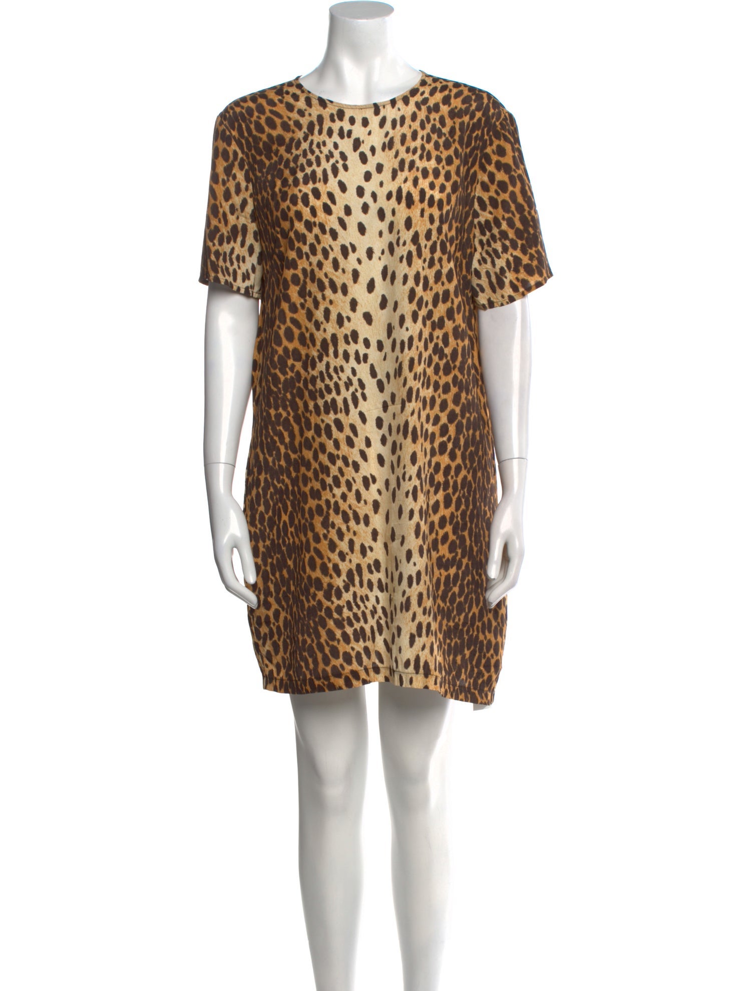 R13 Animal Print Mini Dress