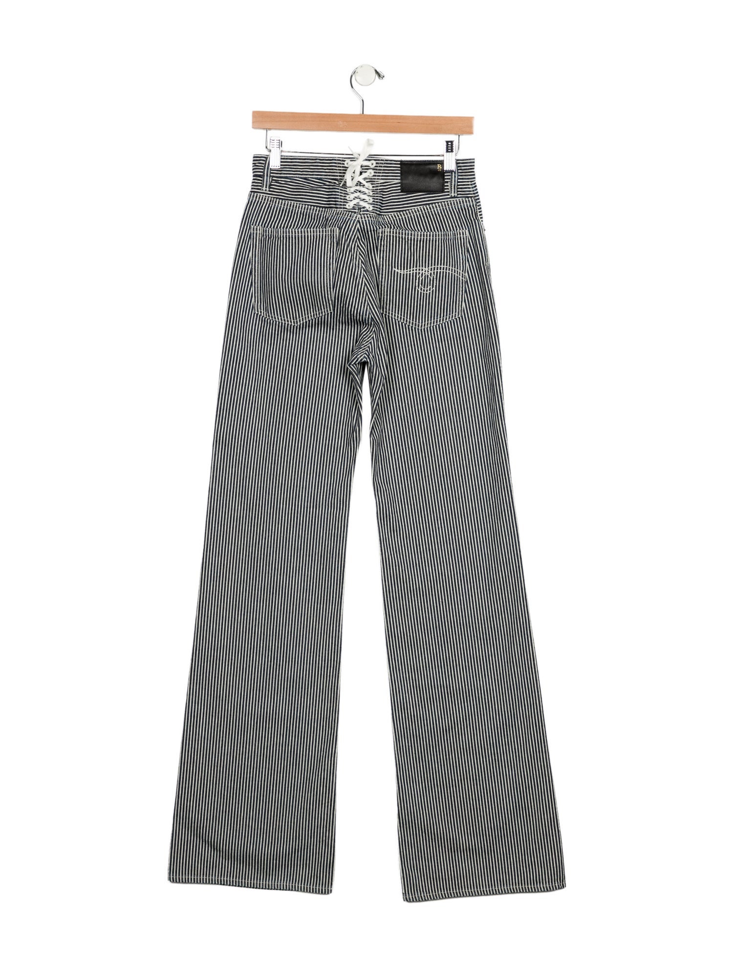R13 High-Rise Wide Leg Jeans