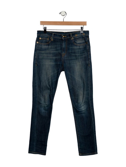R13 Mid-Rise Skinny Leg Jeans