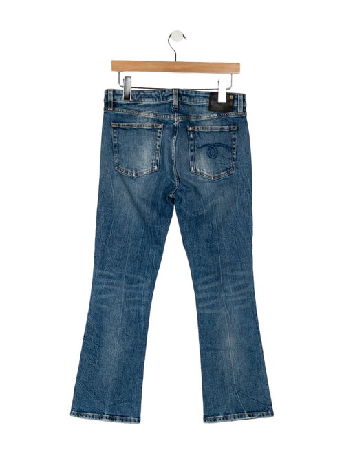R13 Mid-Rise Straight Leg Jeans