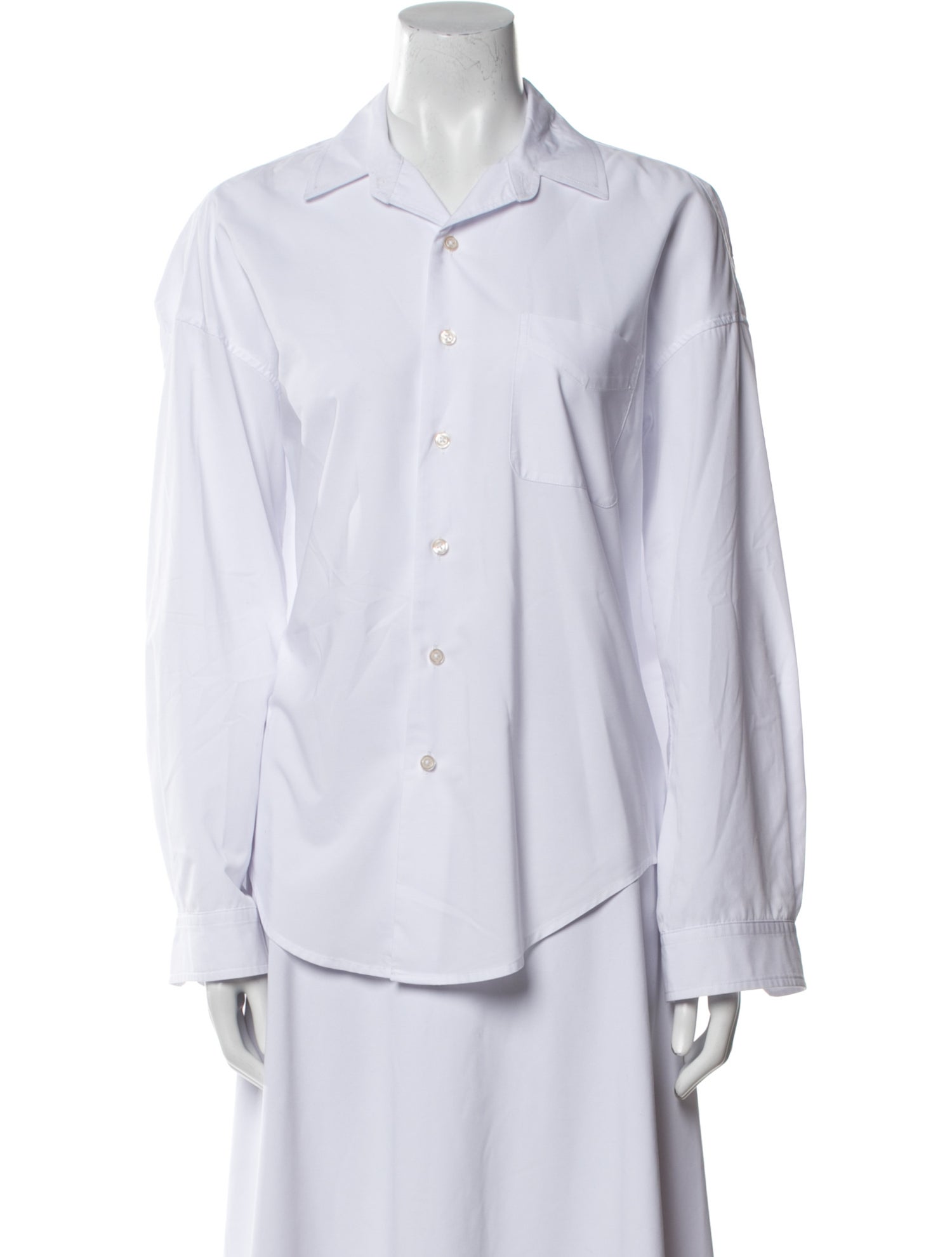 R13 Long Sleeve Button-Up Top