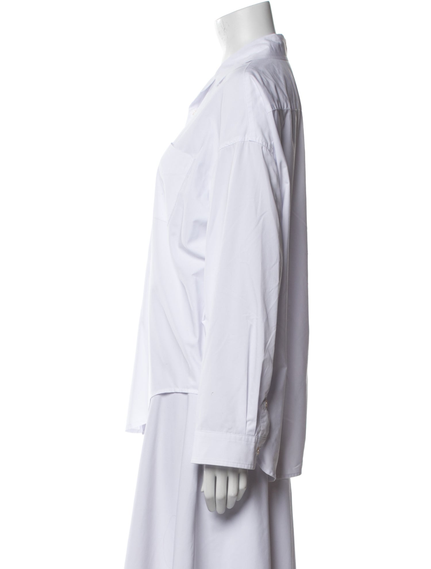 R13 Long Sleeve Button-Up Top