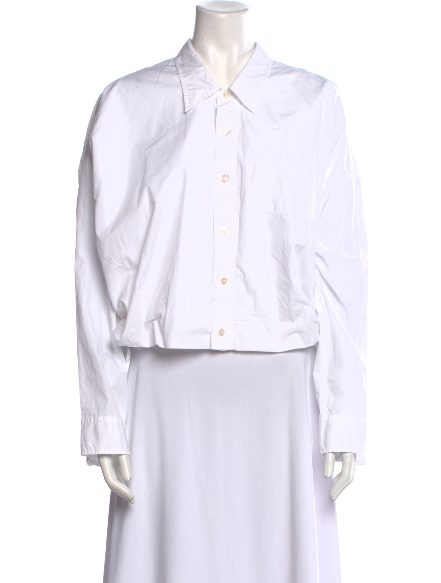 R13 Long Sleeve Button-Up Top