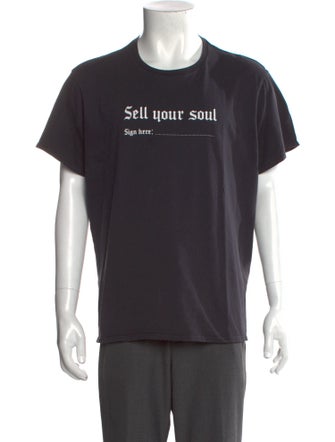 R13 Graphic Print Crew Neck T-Shirt