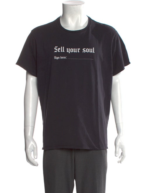 R13 Graphic Print Crew Neck T-Shirt