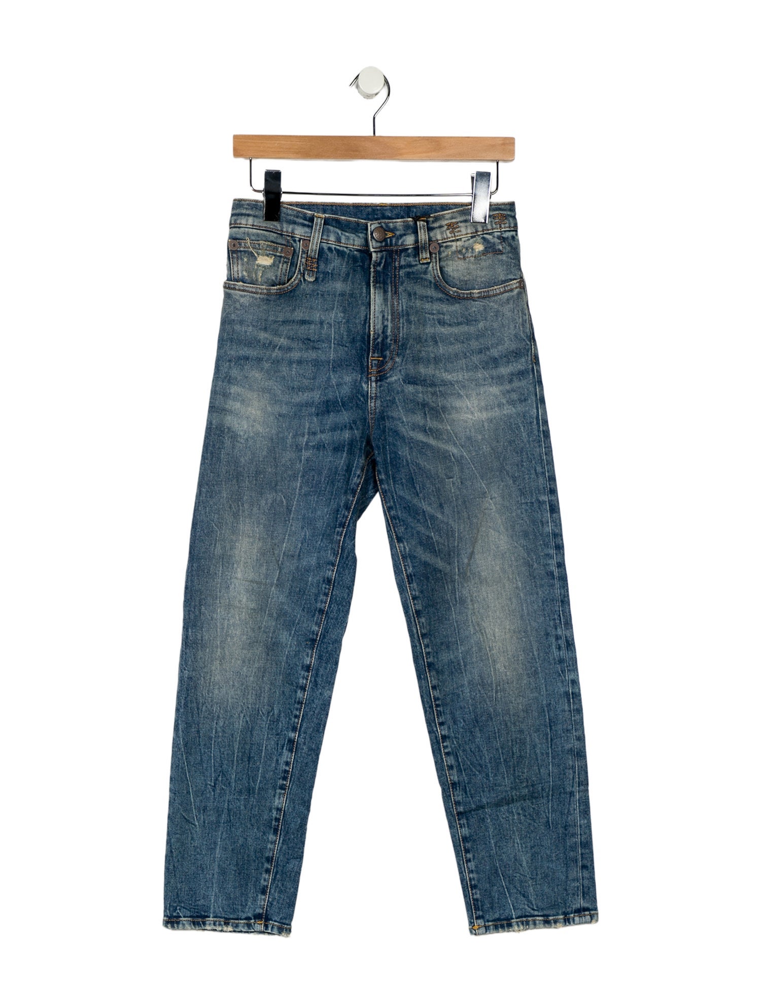R13 Mid-Rise Straight Leg Jeans w/ Tags