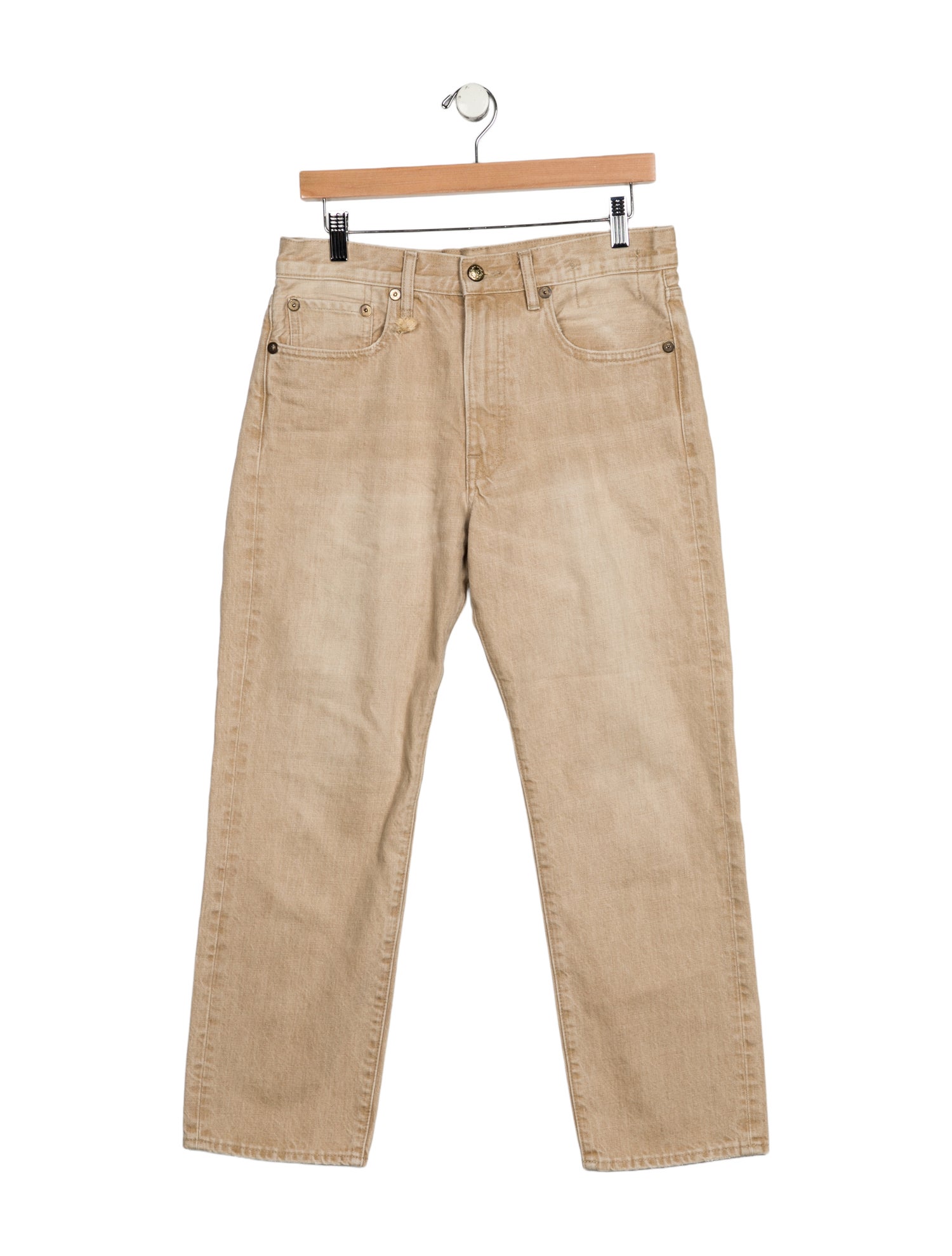 R13 High-Rise Straight Leg Jeans