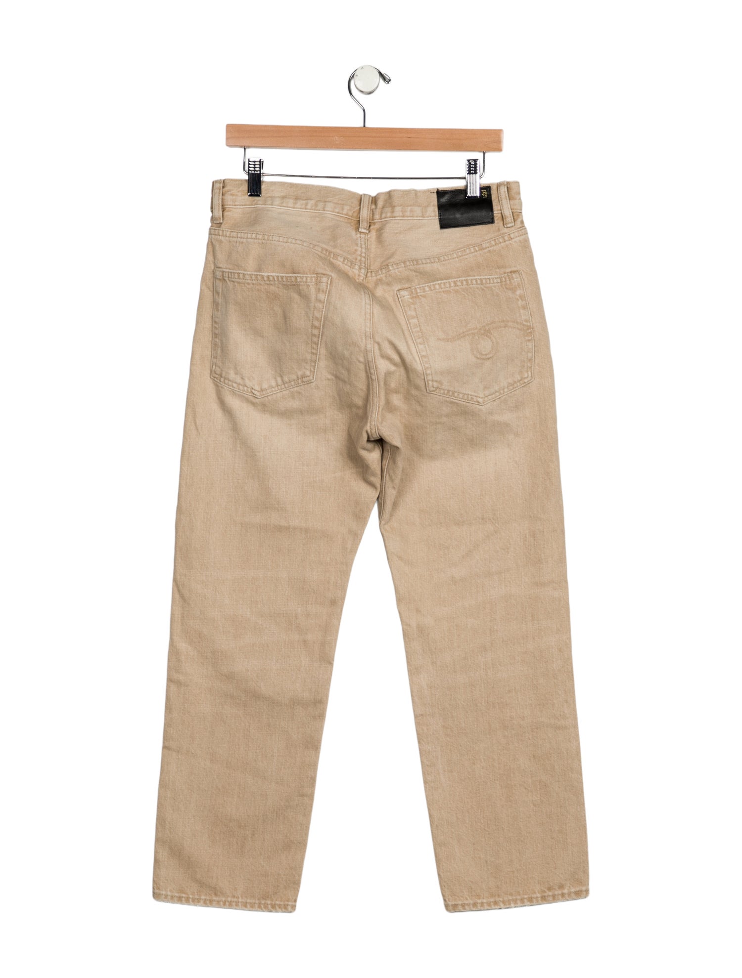 R13 High-Rise Straight Leg Jeans