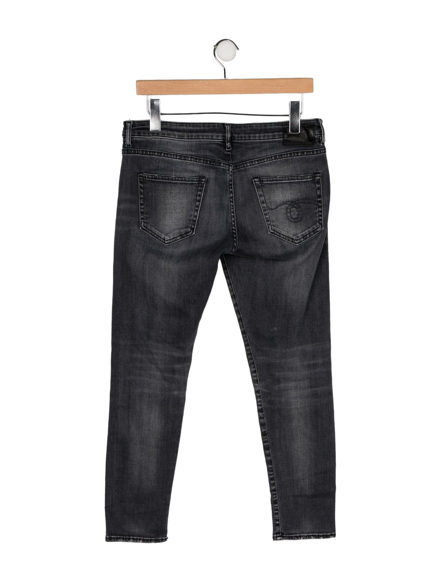 R13 Mid-Rise Skinny Leg Jeans
