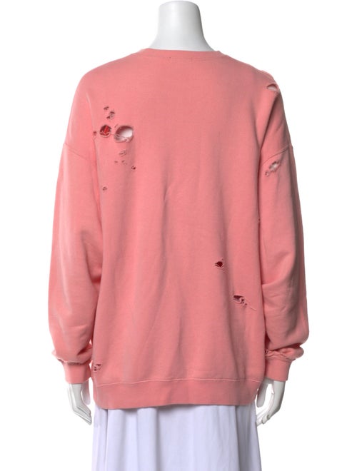 R13 Graphic Print Crew Neck Sweatshirt