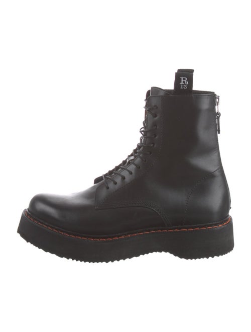 R13 Leather Lace-Up Boots