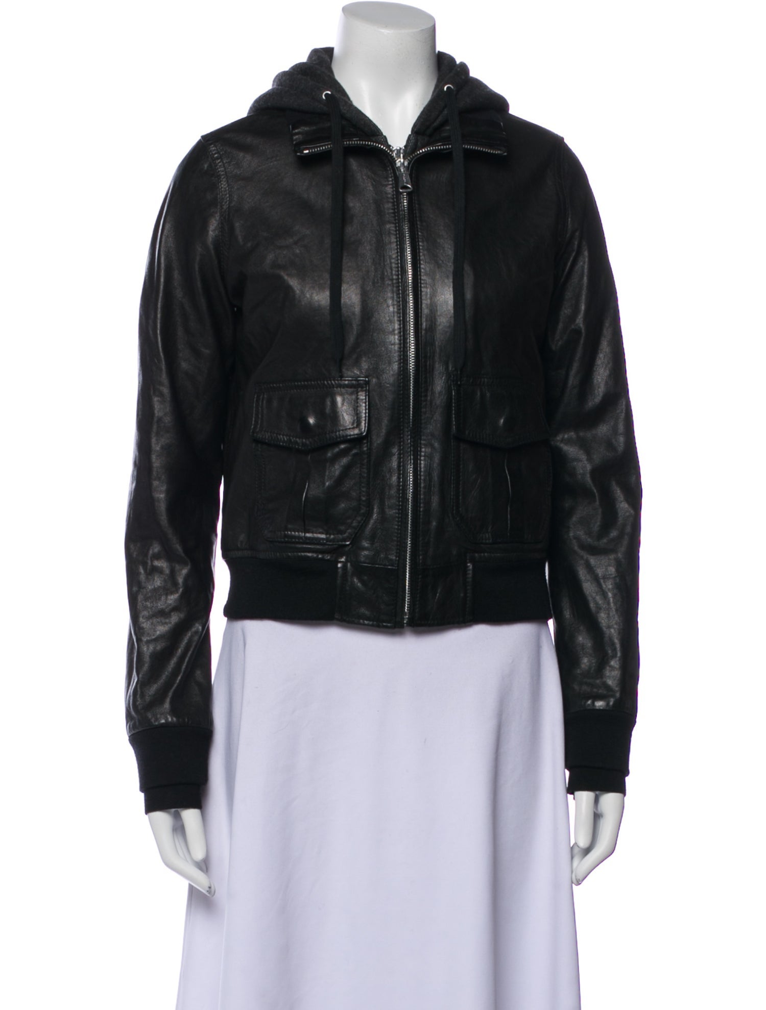 R13 Lambskin Biker Jacket